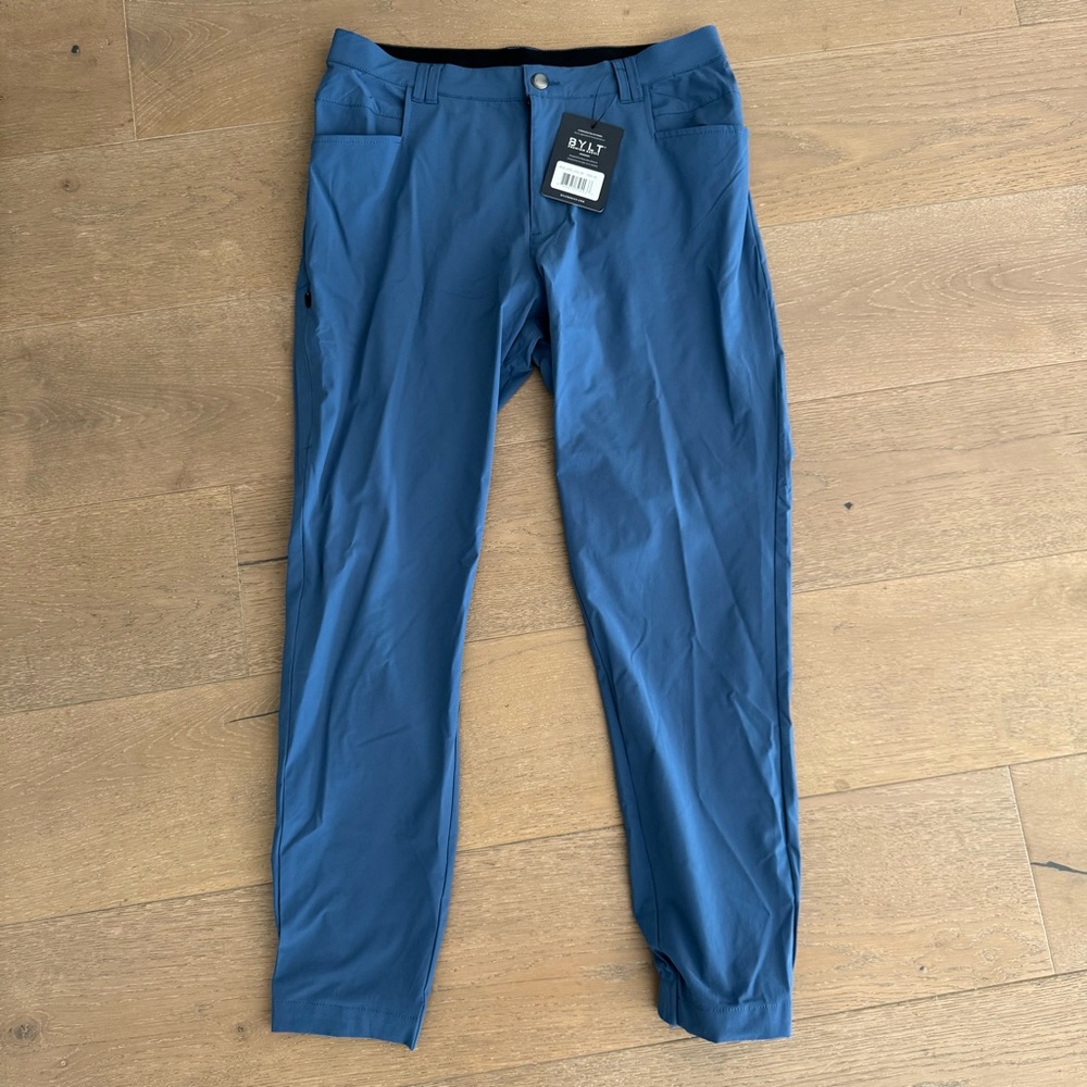 NEW: BYLT Ace Jogger Pants Mens 33 Blue